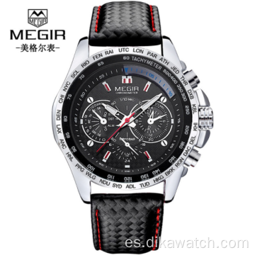 2020 última moda MEGIR1010 moda de lujo reloj impermeable para hombres reloj deportivo versátil para hombres